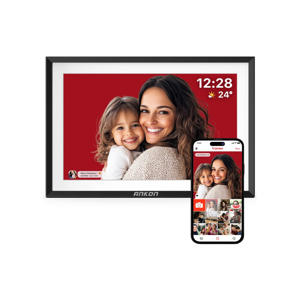 ANKON 10.1 Inch Digital Photo Frame WiFi TouchScreen 1280x800 32GB