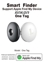 ANKON AirTag Compatible Tracker with Apple - 4 Pack, MFi Certified