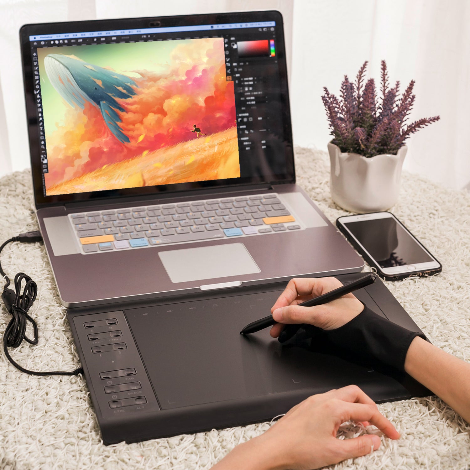 ANKON Graphic Drawing Tablet with Pen