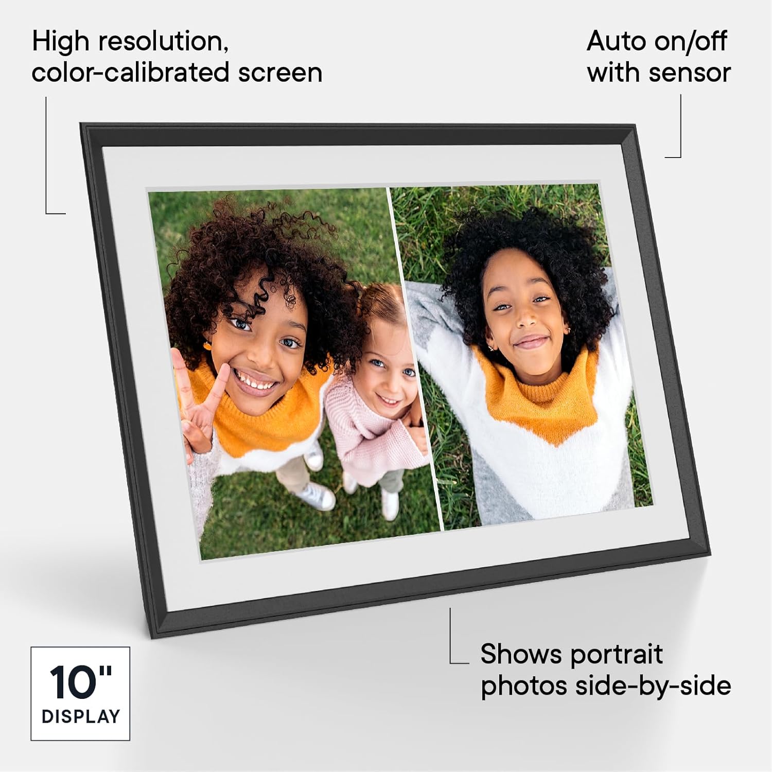 ANKON 10.1 Inch Digital Photo Frame WiFi TouchScreen 1280x800 32GB