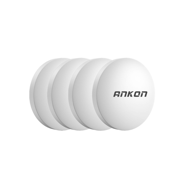 ANKON AirTag Compatible Tracker with Apple - 4 Pack, MFi Certified