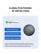 ANKON AirTag Compatible Tracker with Apple - 4 Pack, MFi Certified